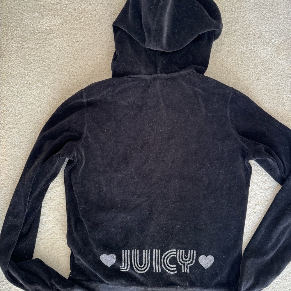 Black juicy couture velour